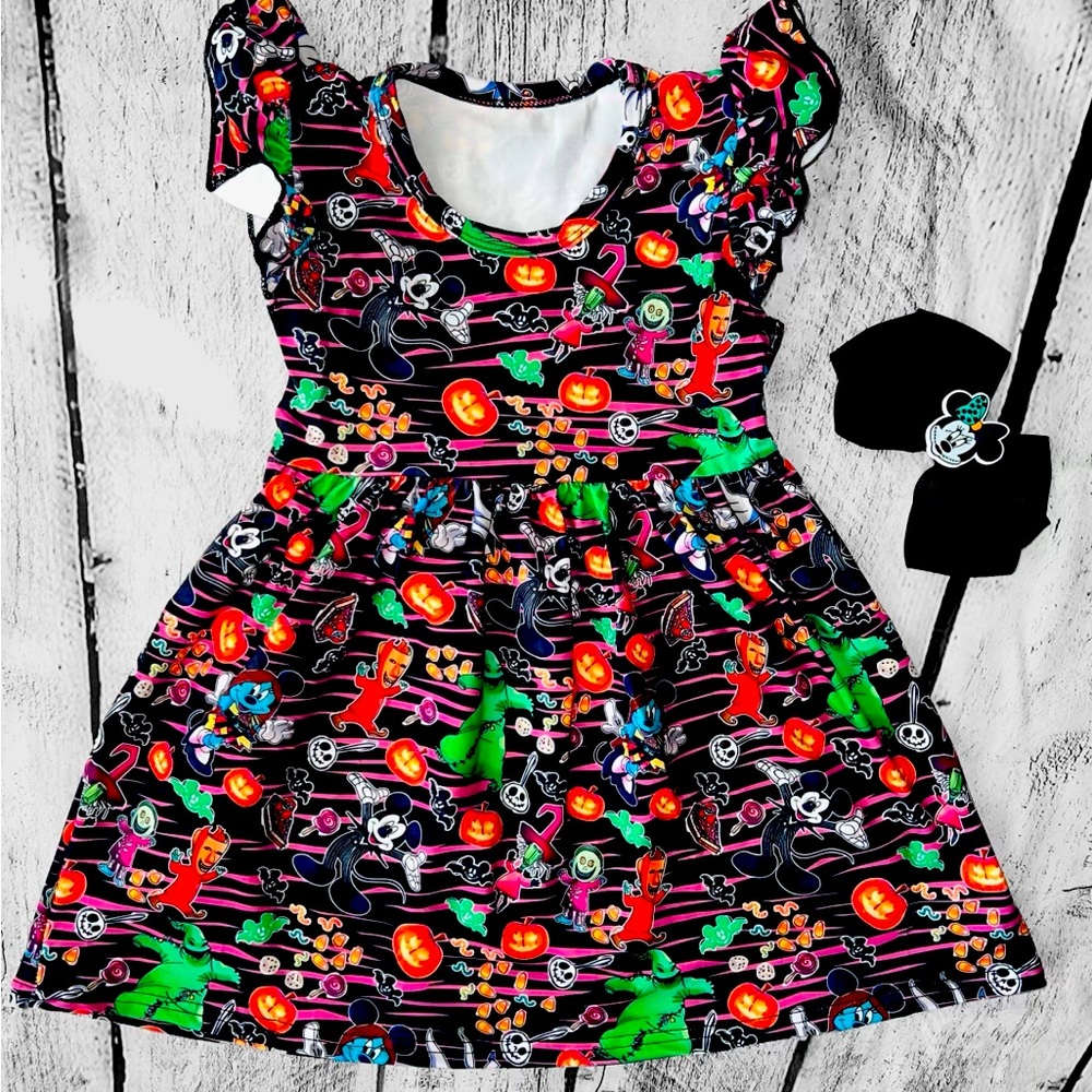 The Nightmare Before Christmas Dress and Bow